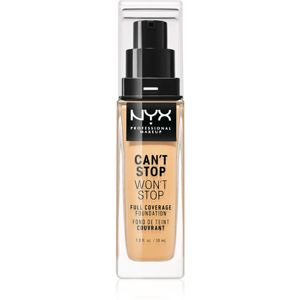 NYX Professional Makeup Can't Stop Won't Stop Full Coverage Foundation vysoko krycí make-up odtieň 10 Buff 30 ml