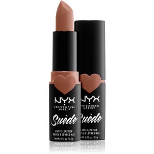 NYX Professional Makeup Suede Matte Lipstick matný rúž odtieň 01 Fetish 3,5 g