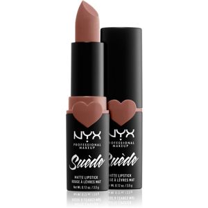 NYX Professional Makeup Suede Matte Lipstick matný rúž odtieň 02 Dainty Daze 3.5 g