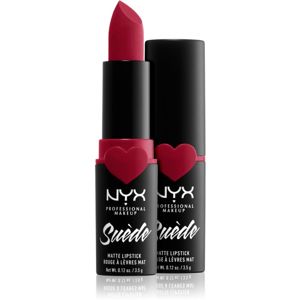 NYX Professional Makeup Suede Matte Lipstick matný rúž odtieň 09 Spicy 3.5 g