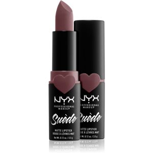 NYX Professional Makeup Suede Matte Lipstick matný rúž odtieň 14 Lavender and Lace 3.5 g
