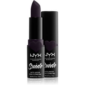 NYX Professional Makeup Suede Matte Lipstick matný rúž odtieň 18 Doom 3,5 g