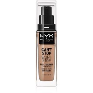 NYX Professional Makeup Can't Stop Won't Stop Full Coverage Foundation vysoko krycí make-up odtieň Medium Buff 30 ml