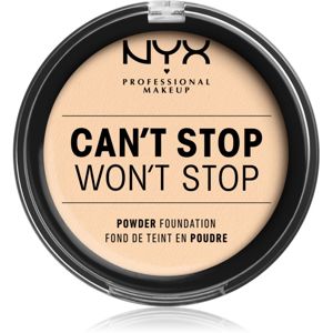 NYX Professional Makeup Can't Stop Won't Stop Powder Foundation púdrový make-up odtieň 1 - Pale 10.7 g
