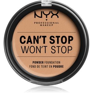 NYX Professional Makeup Can't Stop Won't Stop púdrový make-up odtieň 9 - Medium Olive 10,7 g