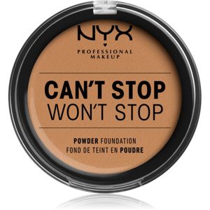 NYX Professional Makeup Can't Stop Won't Stop púdrový make-up odtieň 14 Golden Honey 10,7 g