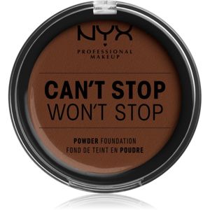 NYX Professional Makeup Can't Stop Won't Stop púdrový make-up odtieň 22.7. Deep Walnut 10.7 g