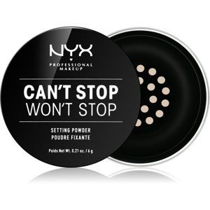NYX Professional Makeup Can't Stop Won't Stop sypký púder odtieň 01 Light 6 g