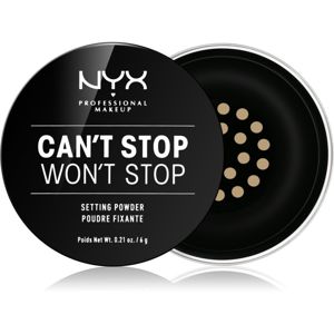 NYX Professional Makeup Can't Stop Won't Stop sypký púder odtieň 02 Light-medium 6 g