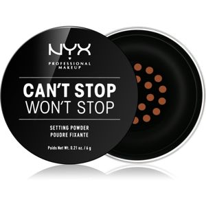 NYX Professional Makeup Can't Stop Won't Stop sypký púder odtieň 04 Medium-deep 6 g