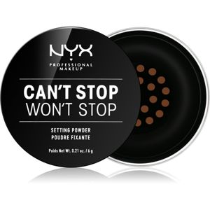 NYX Professional Makeup Can't Stop Won't Stop sypký púder odtieň 05 Deep 6 g