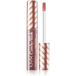 NYX Professional Makeup Candy Slick Glowy Lip Color vysoko pigmentovaný lesk na pery odtieň 10 S'more Please 7,5 ml