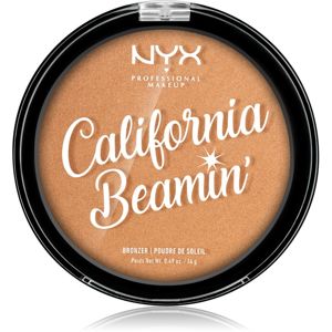 NYX Professional Makeup California Beamin´ bronzer odtieň 02 Golden One 14 g