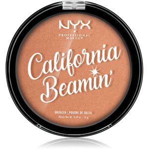 NYX Professional Makeup California Beamin´ bronzer odtieň 06 Beach Bum 14 g