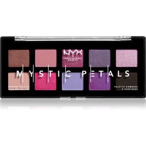 NYX Professional Makeup Mystic Petals paletka očných tieňov odtieň Midnight Orchid 10 x 0.8 g