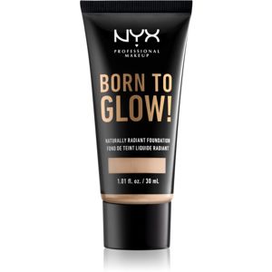 NYX Professional Makeup Born To Glow tekutý rozjasňujúci make-up odtieň 02 Alabaster 30 ml