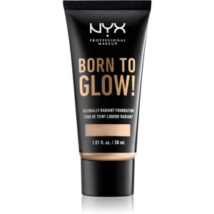 NYX Professional Makeup Born To Glow tekutý rozjasňujúci make-up odtieň 04 Light Ivory 30 ml