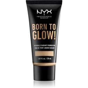 NYX Professional Makeup Born To Glow tekutý rozjasňujúci make-up odtieň 6.5 Nude 30 ml