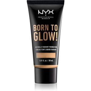 NYX Professional Makeup Born To Glow tekutý rozjasňujúci make-up odtieň 08 True Beige 30 ml