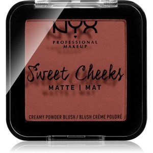 NYX Professional Makeup Sweet Cheeks Blush Matte lícenka odtieň TOTALLY CHILL 5 g