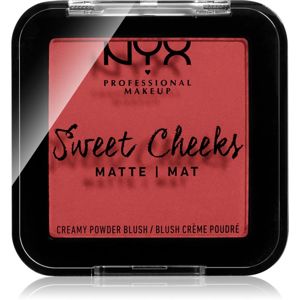 NYX Professional Makeup Sweet Cheeks Blush Matte lícenka odtieň CITRINE ROSE 5 g