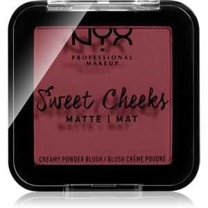 NYX Professional Makeup Sweet Cheeks Blush Matte lícenka odtieň BANG BANG 5 g