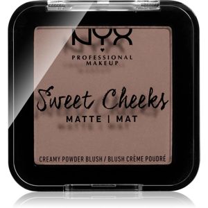 NYX Professional Makeup Sweet Cheeks Blush Matte lícenka odtieň SO TAUPE 5 g