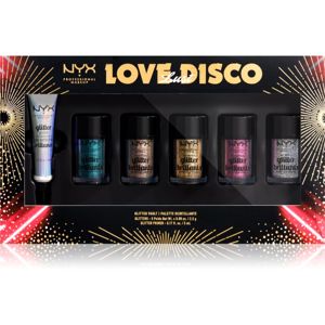 NYX Professional Makeup Love Lust Disco Glitter Vault sada dekoratívnej kozmetiky