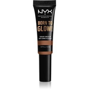 NYX Professional Makeup Born To Glow rozjasňujúci korektor odtieň Warm Caramel 5,3 ml