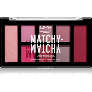 NYX Professional Makeup Matchy-Matchy paletka očných tieňov odtieň 05 Berry Mauve 15 g