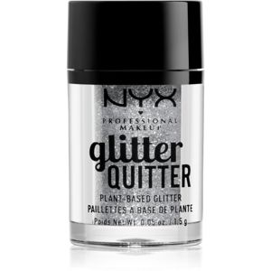 NYX Professional Makeup Glitter Quitter trblietky odtieň 02 - Silver 1,5 g