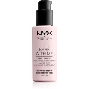 NYX Professional Makeup Bare With Me Hemp SPF 30 Daily Moisturizing Primer hydratačná podkladová báza pod make-up SPF 30 75 ml