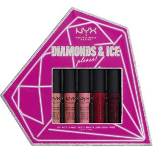 NYX Professional Makeup Diamonds & Ice kozmetická sada (na pery)