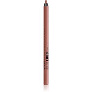 NYX Professional Makeup Line Loud Vegan kontúrovacia ceruzka na pery s matným efektom odtieň 06 - Ambition Statement 1,2 g