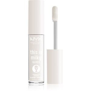 NYX Professional Makeup This is Milky Gloss Milkshakes hydratačný lesk na pery s parfumáciou odtieň 16 Coquito Shake 4 ml