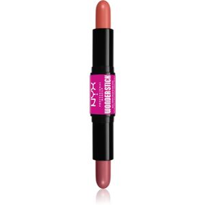 NYX Professional Makeup Wonder Stick Cream Blush obojstranná kontúrovacia tyčinka odtieň 02 Honey Orange N Rose 2x4 g