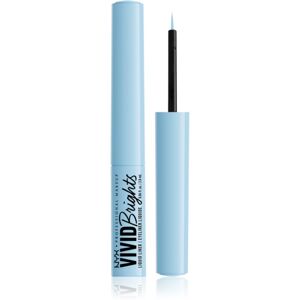 NYX Professional Makeup Vivid Brights tekuté linky na oči odtieň 06 Blue Thang 2 ml