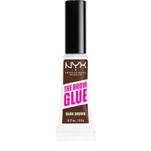 NYX Professional Makeup The Brow Glue gél na obočie odtieň 04 Dark Brown 5 g
