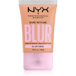 NYX Professional Makeup Bare With Me Blur Tint hydratačný make-up odtieň 06 Soft Beige 30 ml