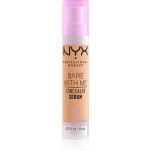 NYX Professional Makeup Bare With Me Concealer Serum hydratačný korektor 2 v 1 odtieň 5.5 Medium Golden 9,6 ml