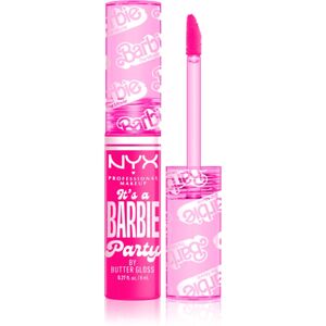 NYX Professional Makeup Barbie Butter Lip Gloss lesk na pery odtieň 01 It's a BARBIE PARTY! 8 ml