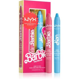 NYX Professional Makeup Barbie Jumbo Eye Kit sada ceruziek na oči 2 ks