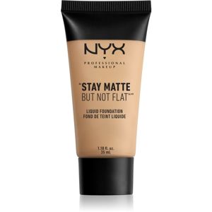 NYX Professional Makeup Stay Matte But Not Flat tekutý mejkap s matným finišom odtieň 02 Nude 35 ml