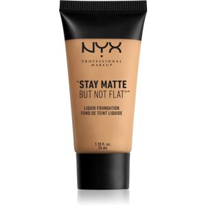 NYX Professional Makeup Stay Matte But Not Flat tekutý mejkap s matným finišom odtieň 07 Warm Beige 35 ml