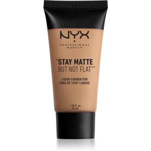 NYX Professional Makeup Stay Matte But Not Flat tekutý mejkap s matným finišom odtieň 10 Caramel 35 ml