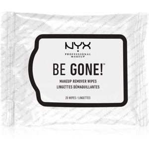 NYX Professional Makeup Be Gone! odličovacie obrúsky na make-up 20 ks