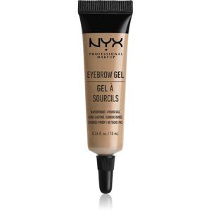 NYX Professional Makeup Eyebrow Gel vodeodolný gél na obočie odtieň 01 Blonde 10 ml