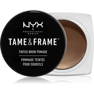 NYX Professional Makeup Tame & Frame Brow pomáda na obočie odtieň 02 Chocolate 5 g