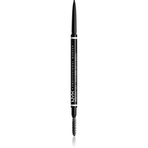 NYX Professional Makeup Micro Brow Pencil ceruzka na obočie odtieň 08 Black 0.09 g
