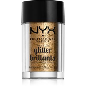 NYX Professional Makeup Glitter Goals Glitre na tvár i telo odtieň 08 Bronze 2.5 g